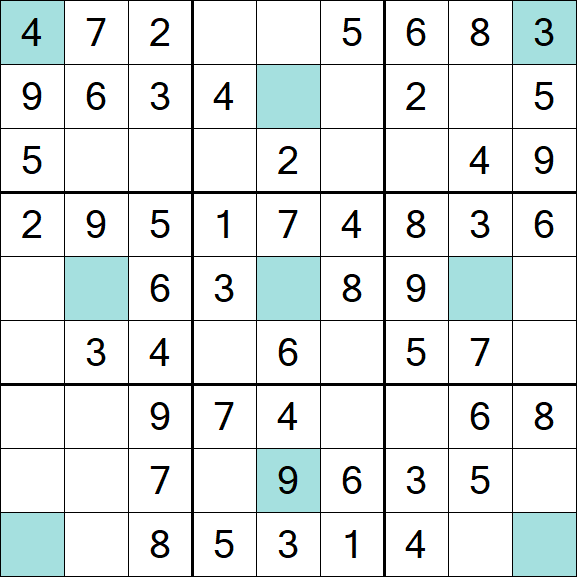 Girandola Sudoku - Easy