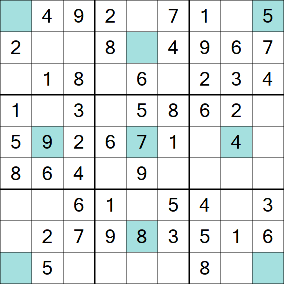 Girandola Sudoku - Easy