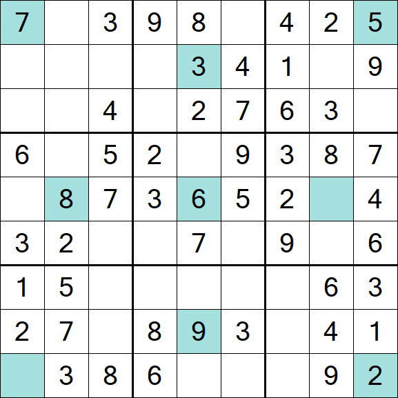 Girandola Sudoku - Easy