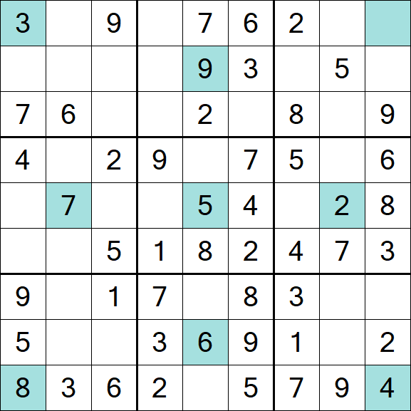 Girandola Sudoku - Easy
