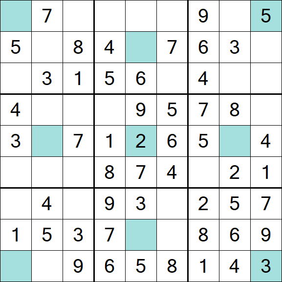 Girandola Sudoku - Easy
