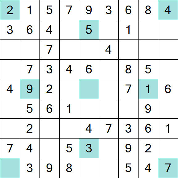 Girandola Sudoku - Easy