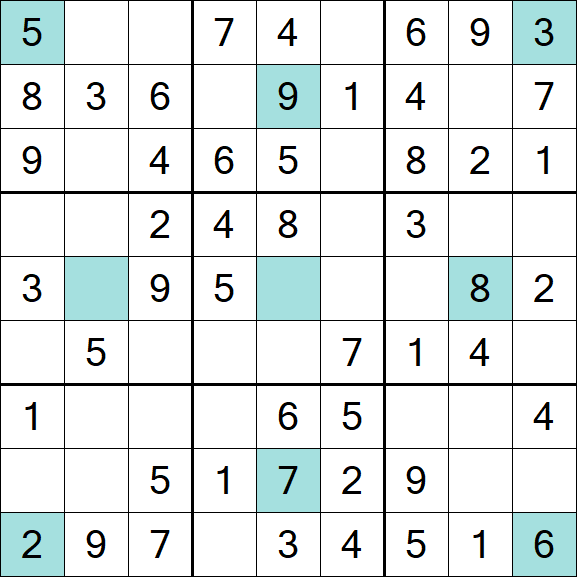 Girandola Sudoku - Simple