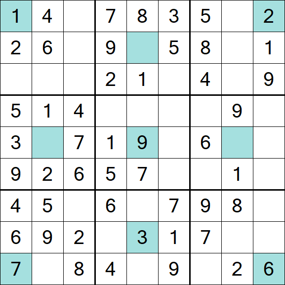 Girandola Sudoku - Easy