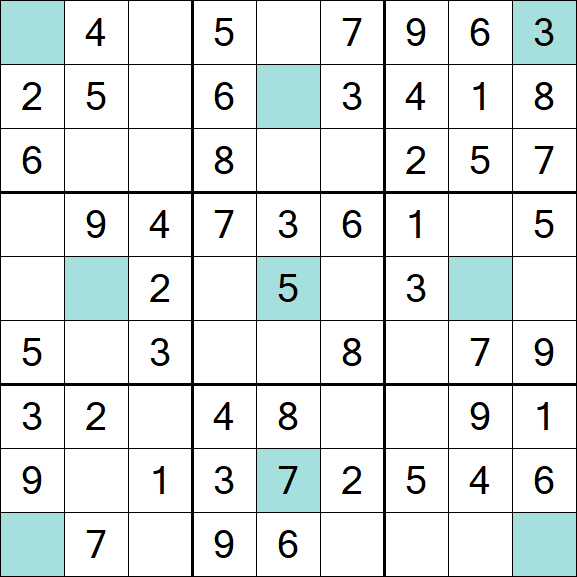 Girandola Sudoku - Easy
