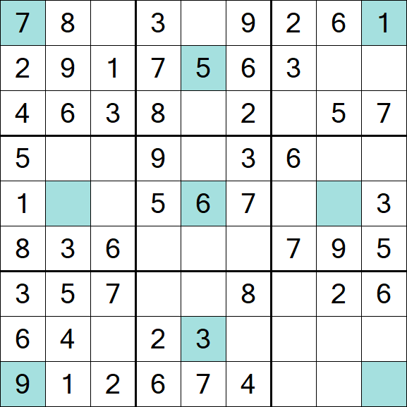 Girandola Sudoku - Einfach