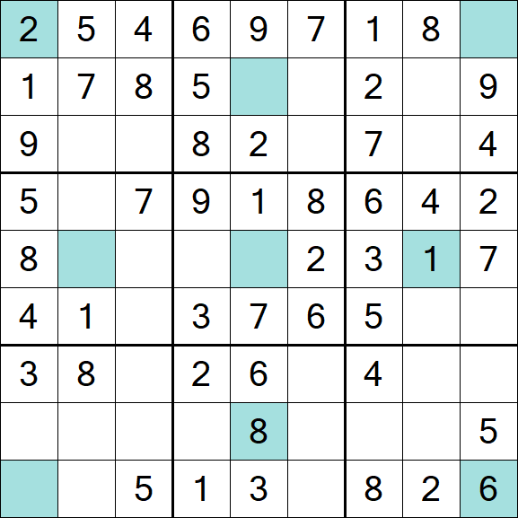 Girandola Sudoku - Einfach