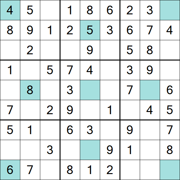 Girandola Sudoku - Einfach