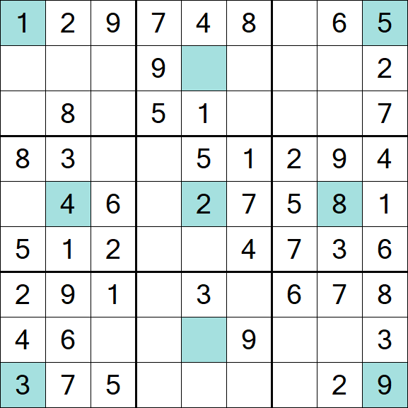 Girandola Sudoku - Einfach