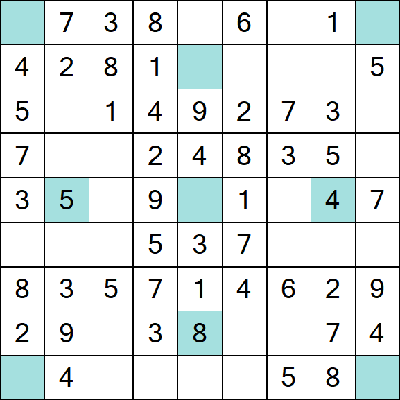 Girandola Sudoku - Einfach