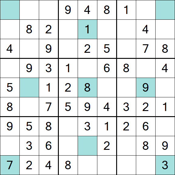 Girandola Sudoku - Einfach