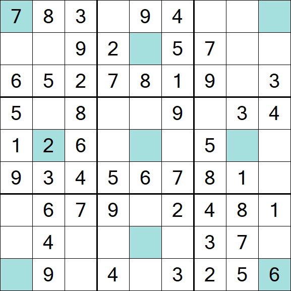 Girandola Sudoku - Einfach