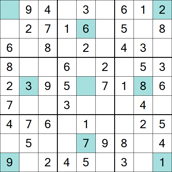 Girandola Sudoku - Einfach