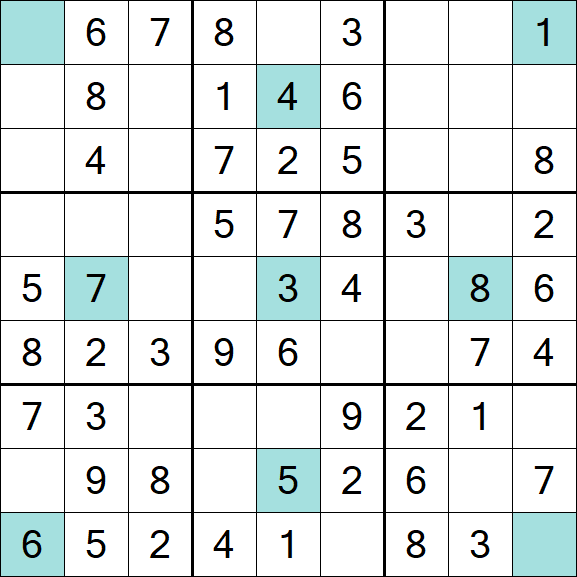 Girandola Sudoku - Easy