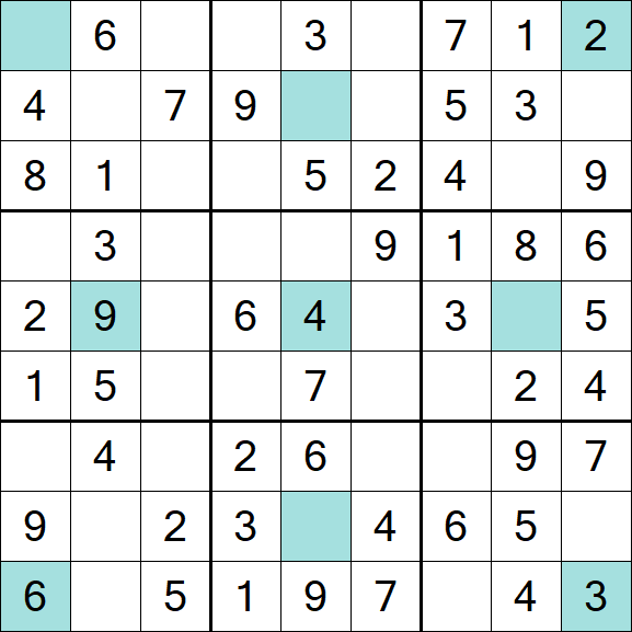 Girandola Sudoku - Easy
