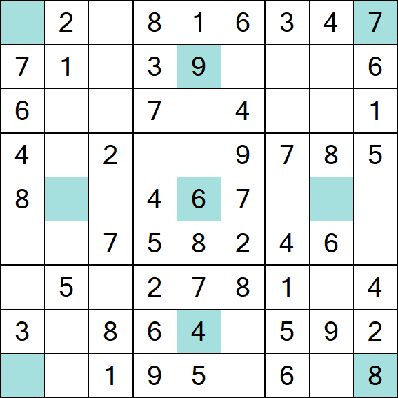 Girandola Sudoku - Simple