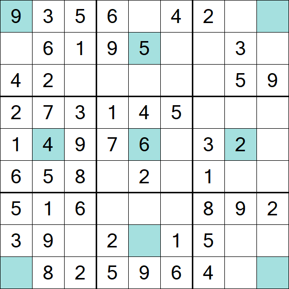 Girandola Sudoku - Einfach