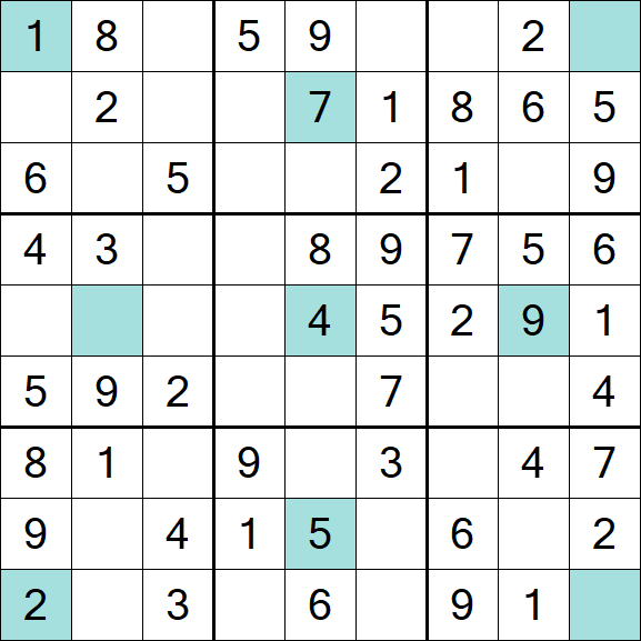 Girandola Sudoku - Einfach
