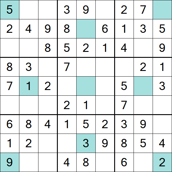 Girandola Sudoku - Einfach