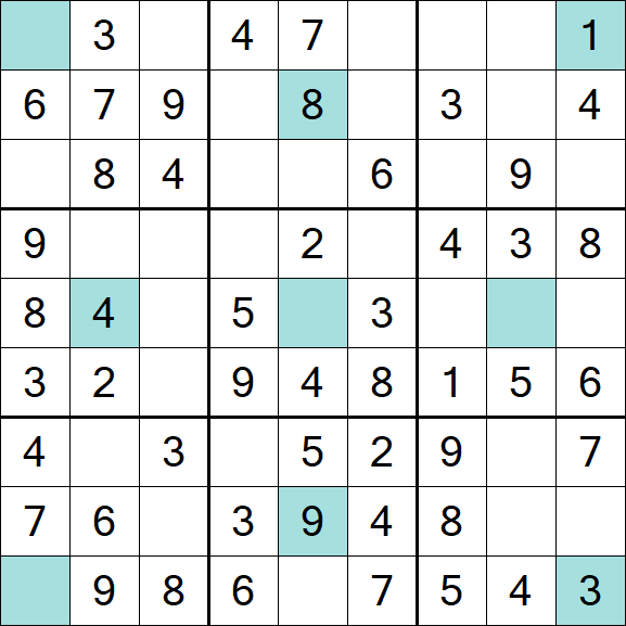 Girandola Sudoku - Einfach
