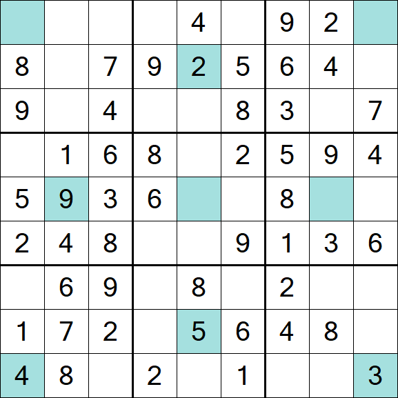 Girandola Sudoku - Einfach