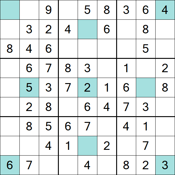 Girandola Sudoku - Einfach