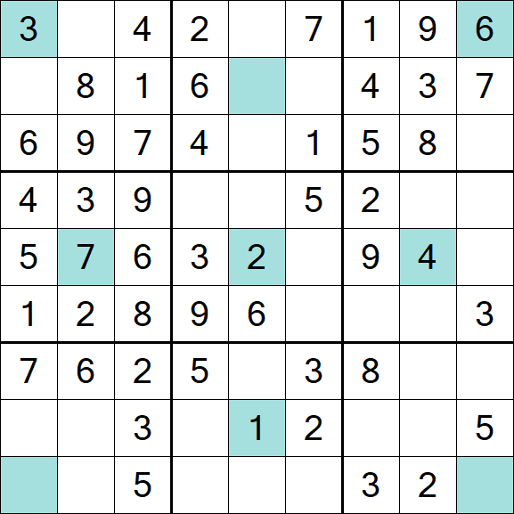 Girandola Sudoku - Einfach