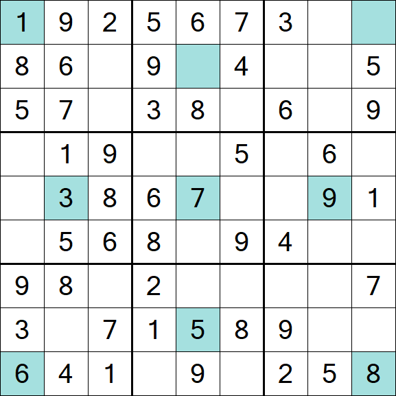 Girandola Sudoku - Einfach