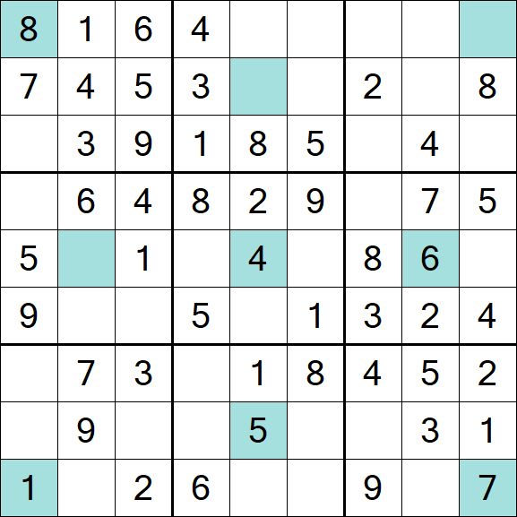 Girandola Sudoku - Einfach