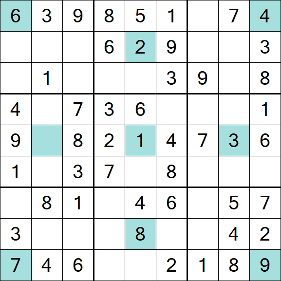 Girandola Sudoku - Einfach