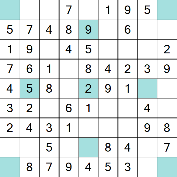 Girandola Sudoku - Easy