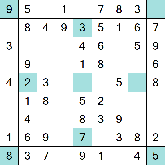 Girandola Sudoku - Easy
