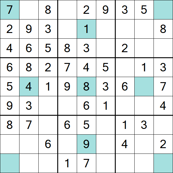 Girandola Sudoku - Fácil