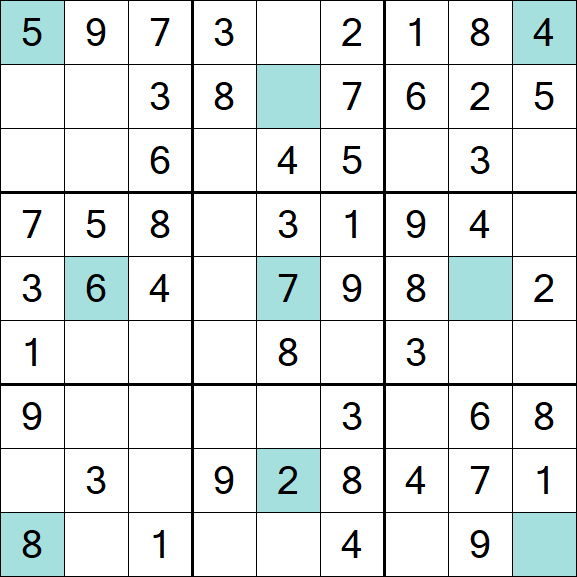 Girandola Sudoku - Fácil