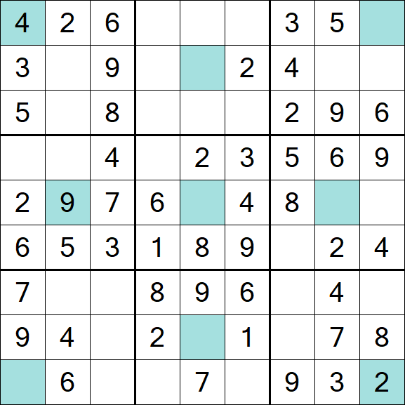 Girandola Sudoku - Fácil