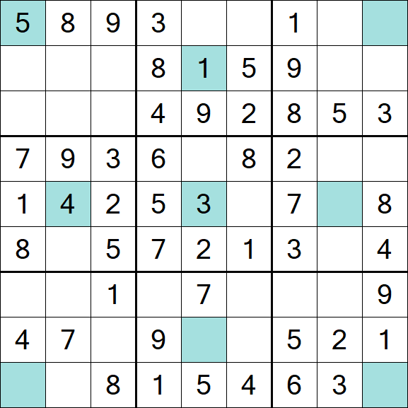 Girandola Sudoku - Simple