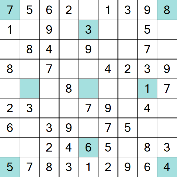 Girandola Sudoku - Fácil