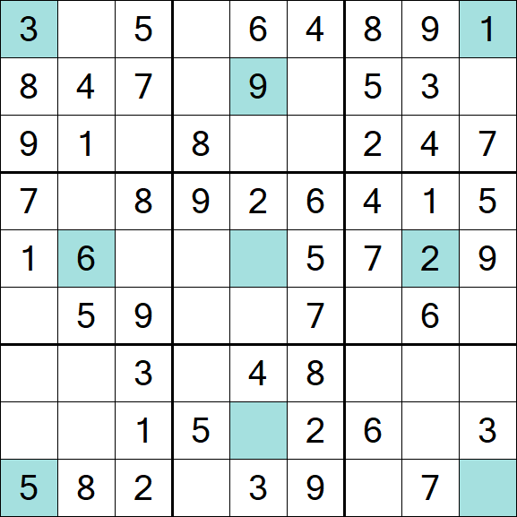 Girandola Sudoku - Fácil