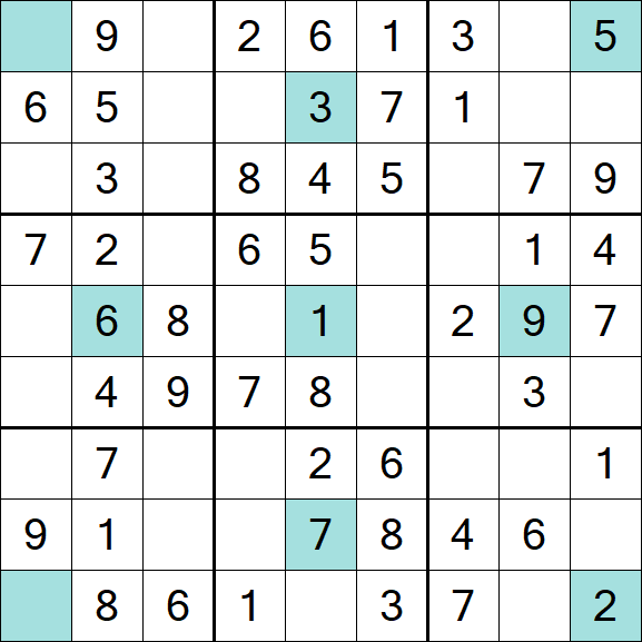 Girandola Sudoku - Fácil