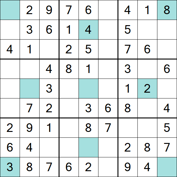 Girandola Sudoku - Fácil