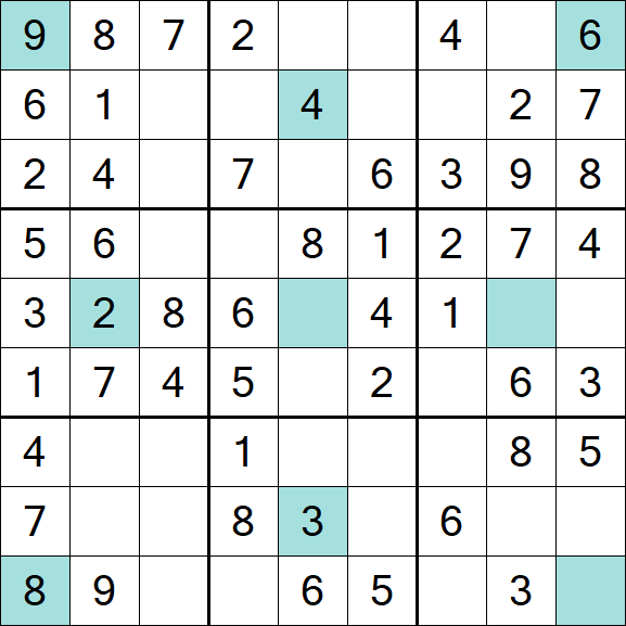 Girandola Sudoku - Fácil