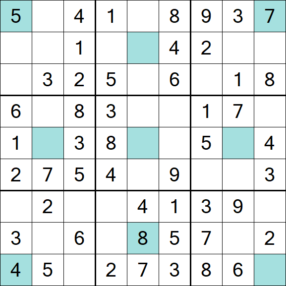 Girandola Sudoku - Fácil