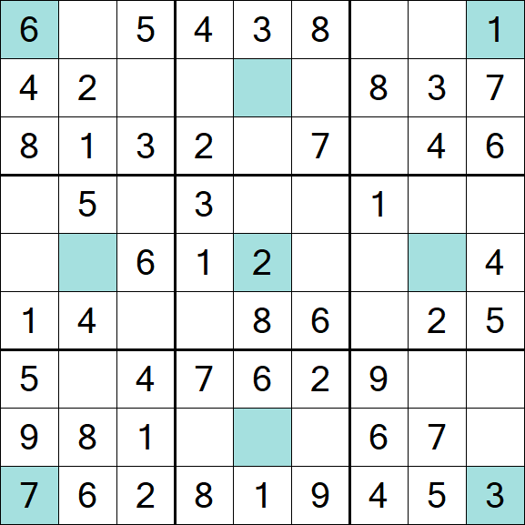 Girandola Sudoku - Fácil