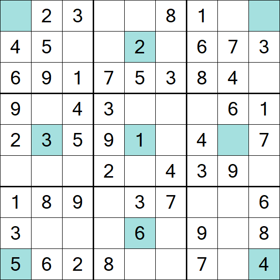 Girandola Sudoku - Fácil