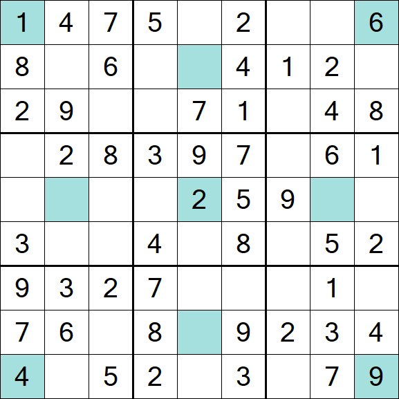 Girandola Sudoku - Fácil