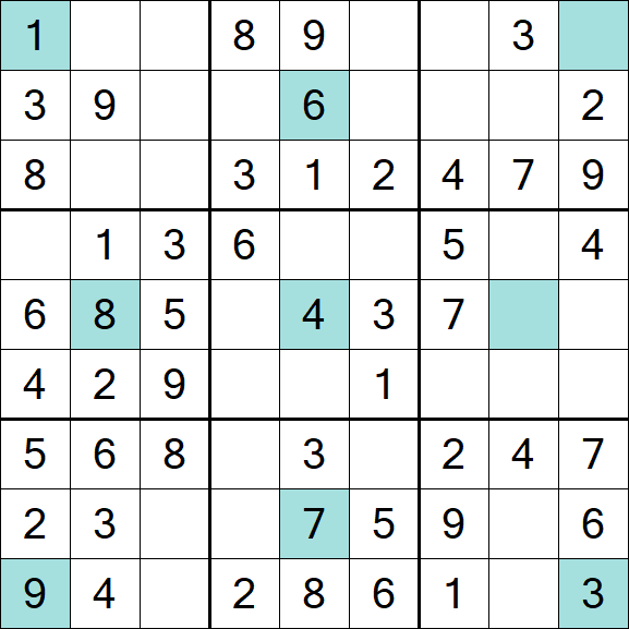 Girandola Sudoku - Fácil