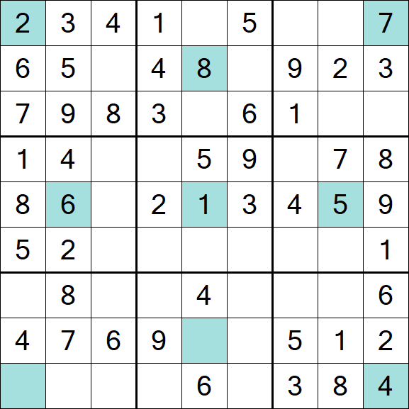 Girandola Sudoku - Fácil