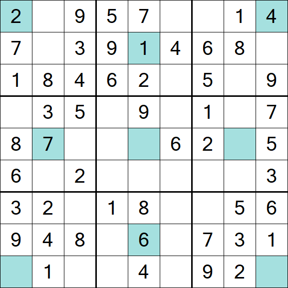 Girandola Sudoku - Fácil