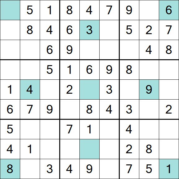 Girandola Sudoku - Fácil