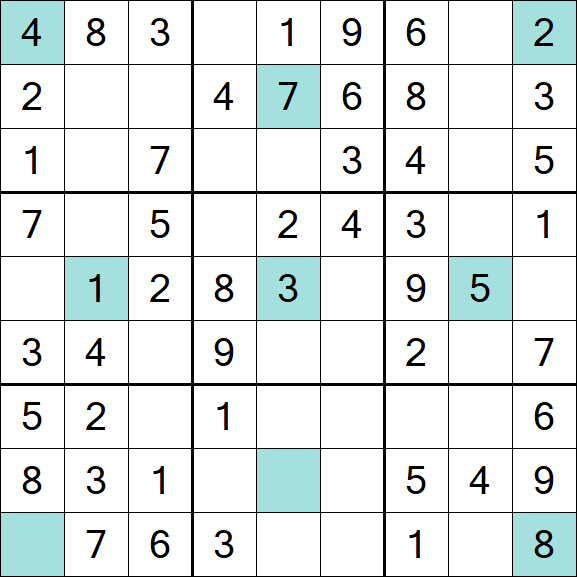 Girandola Sudoku - Fácil